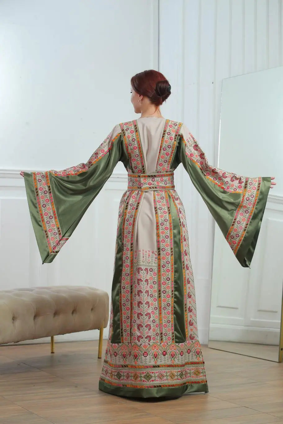 Ramallah Threads - High Quality Embroidered Palestinian style Thobe - JPK Traditions