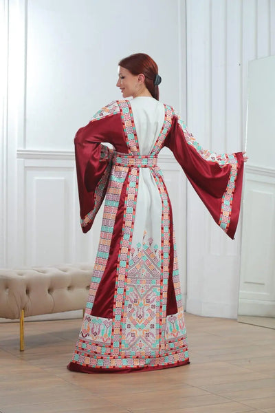 Hebron Threads - High Quality Embroidered Palestinian style Thobe - JPK Traditions