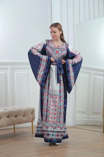 Ramallah Threads - High Quality Embroidered Palestinian style Thobe - JPK Traditions