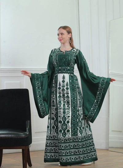 Beit Jala Threads - High Quality Embroidered Palestinian style Thobe - JPK Traditions