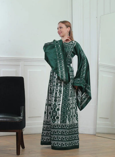 Beit Jala Threads - High Quality Embroidered Palestinian style Thobe - JPK Traditions
