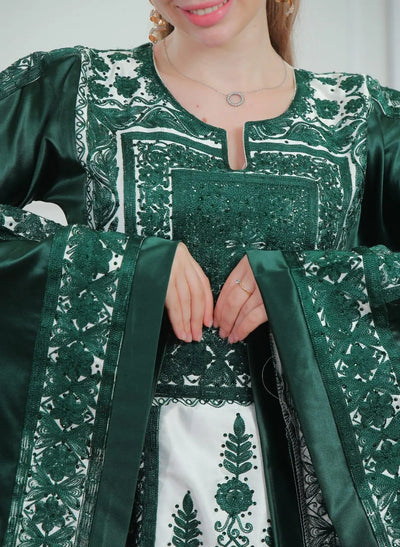 Beit Jala Threads - High Quality Embroidered Palestinian style Thobe - JPK Traditions