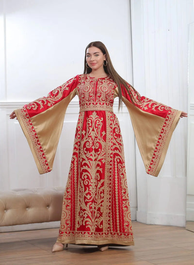 Jerusalem Threads - High Quality Embroidered Palestinian style Thobe - JPK Traditions