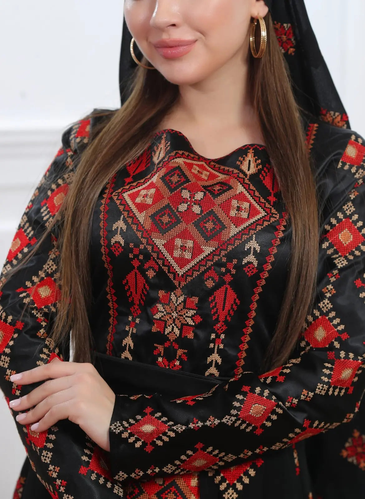 Yafa Threads - High Quality Embroidered Palestinian style Thobe - JPK Traditions