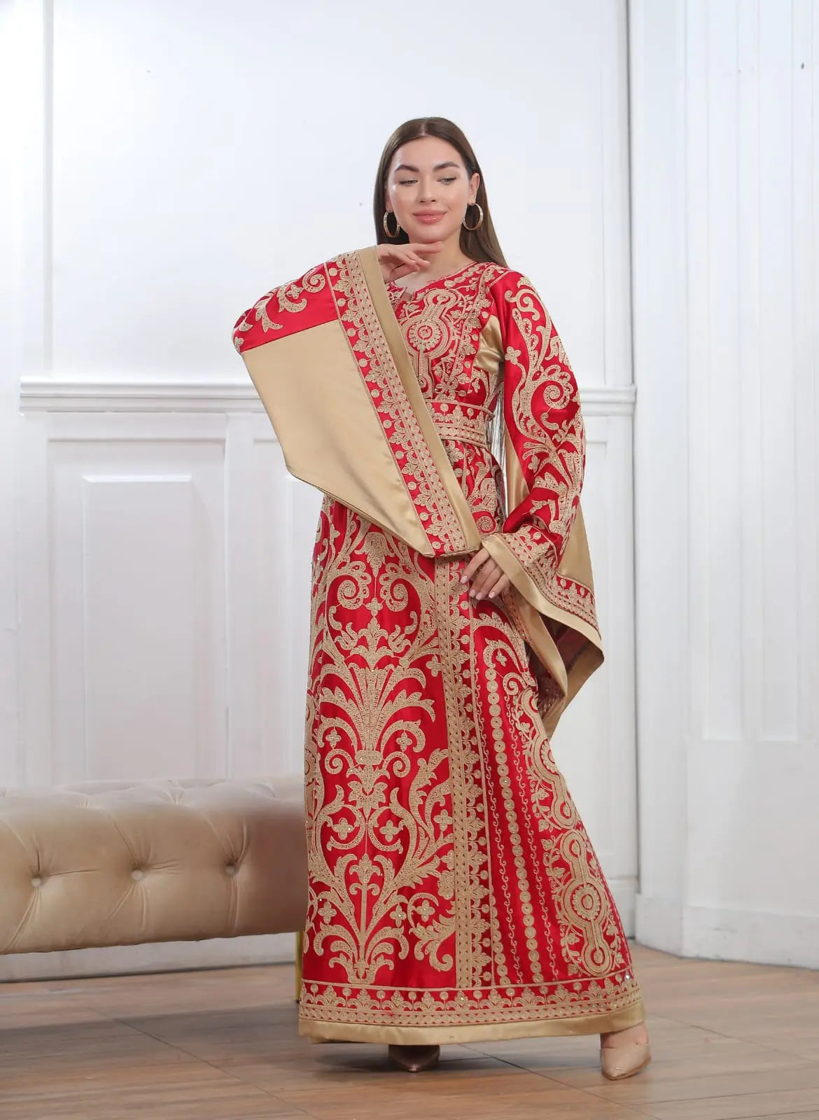 Jerusalem Threads - High Quality Embroidered Palestinian style Thobe - JPK Traditions