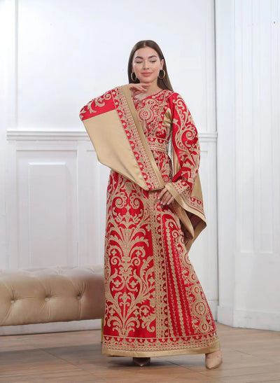 Jerusalem Threads - High Quality Embroidered Palestinian style Thobe - JPK Traditions