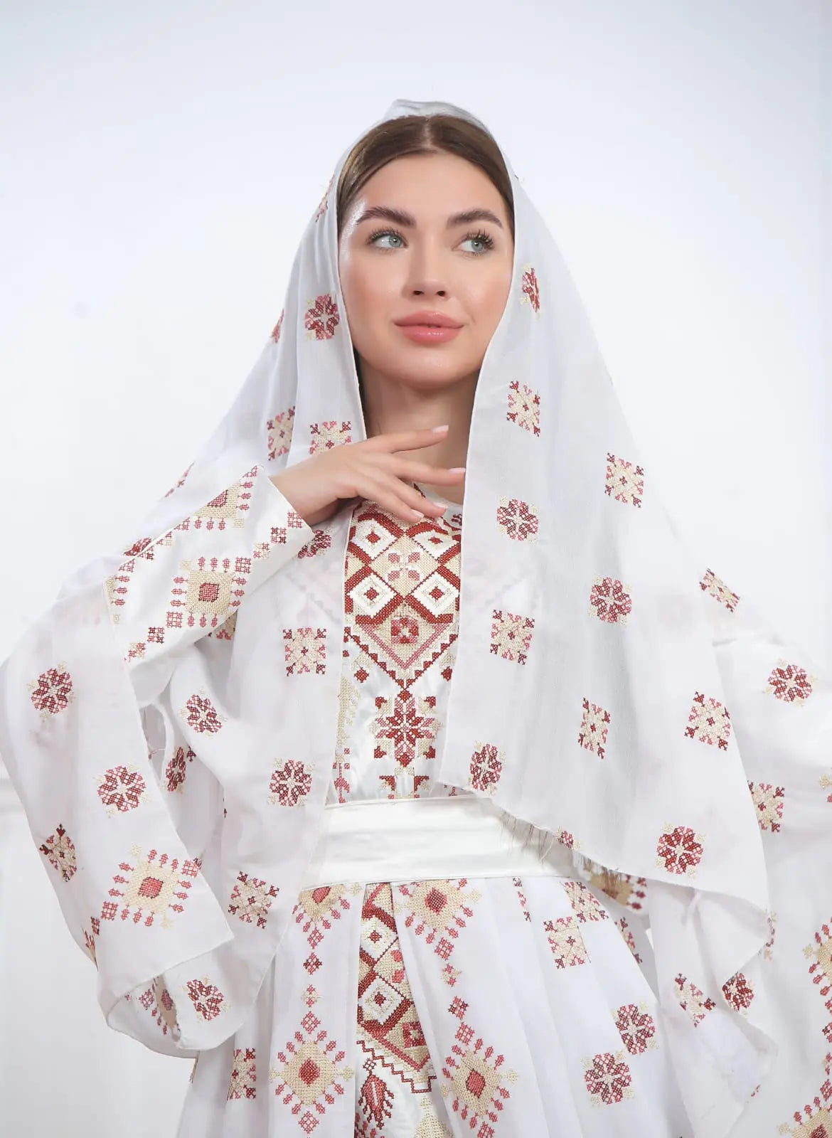 Tulkarem Threads - High Quality Embroidered Palestinian style Thobe - JPK Traditions