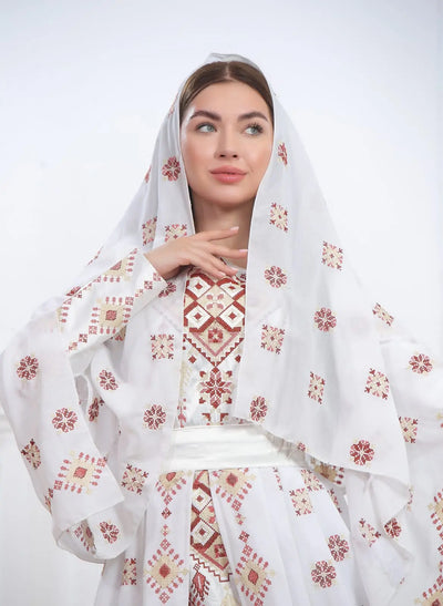 Tulkarem Threads - High Quality Embroidered Palestinian style Thobe - JPK Traditions