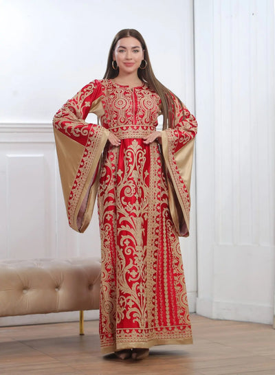 Jerusalem Threads - High Quality Embroidered Palestinian style Thobe - JPK Traditions