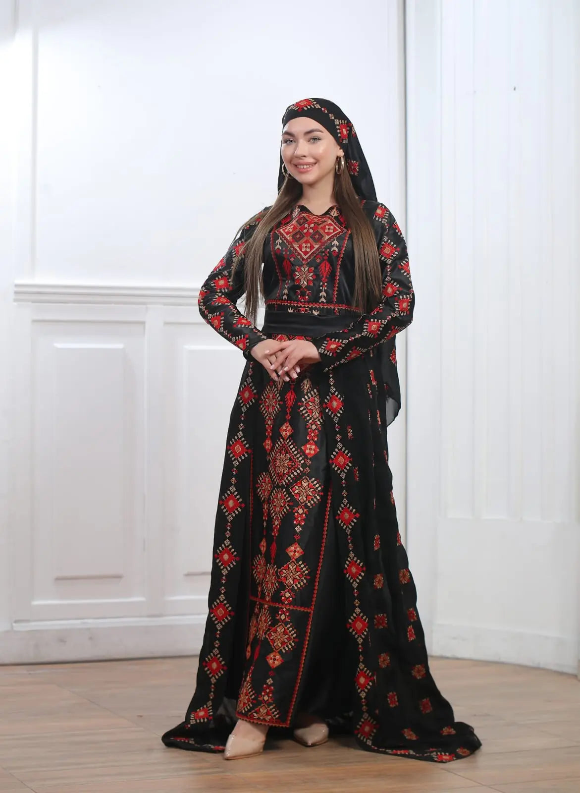Yafa Threads - High Quality Embroidered Palestinian style Thobe - JPK Traditions