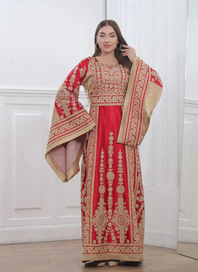 Jerusalem Threads - High Quality Embroidered Palestinian style Thobe - JPK Traditions