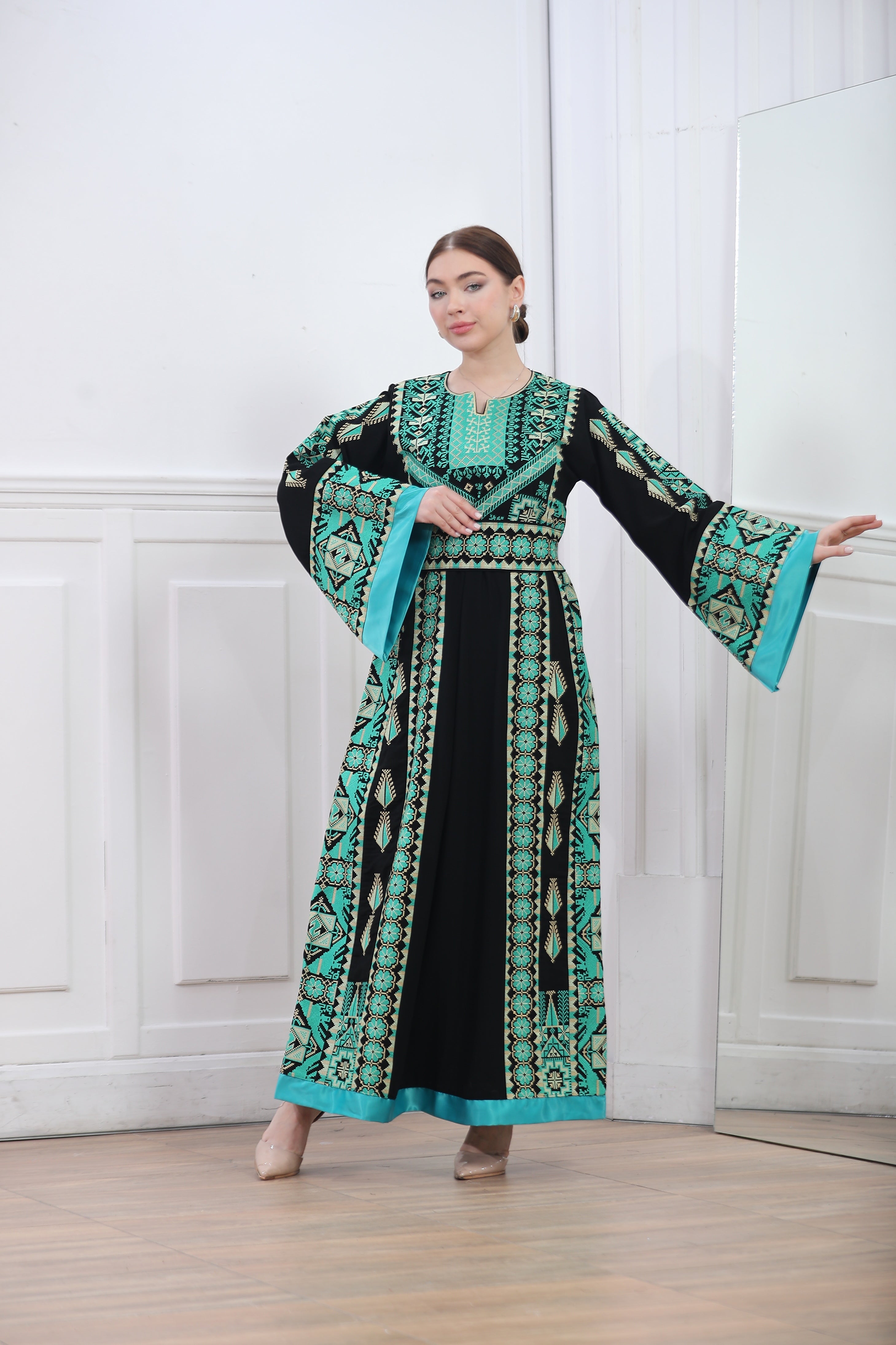 Star Of Beit Jala - High Quality Embroidered Palestinian Style Thobe ...