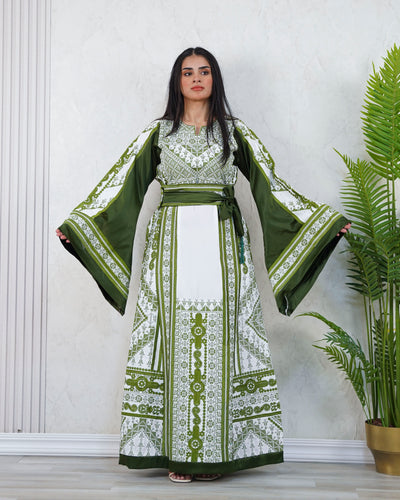 Gloss Of Bethlehem - High Quality Traditional Embroidered Palestinian Thobe