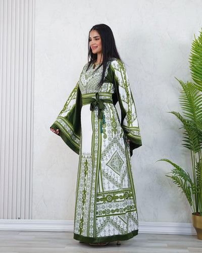 Gloss Of Bethlehem - High Quality Traditional Embroidered Palestinian Thobe