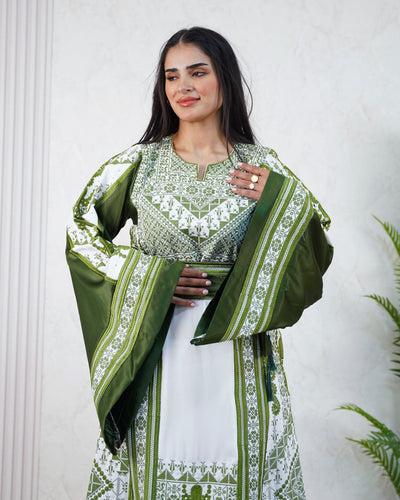 Gloss Of Bethlehem - High Quality Traditional Embroidered Palestinian Thobe