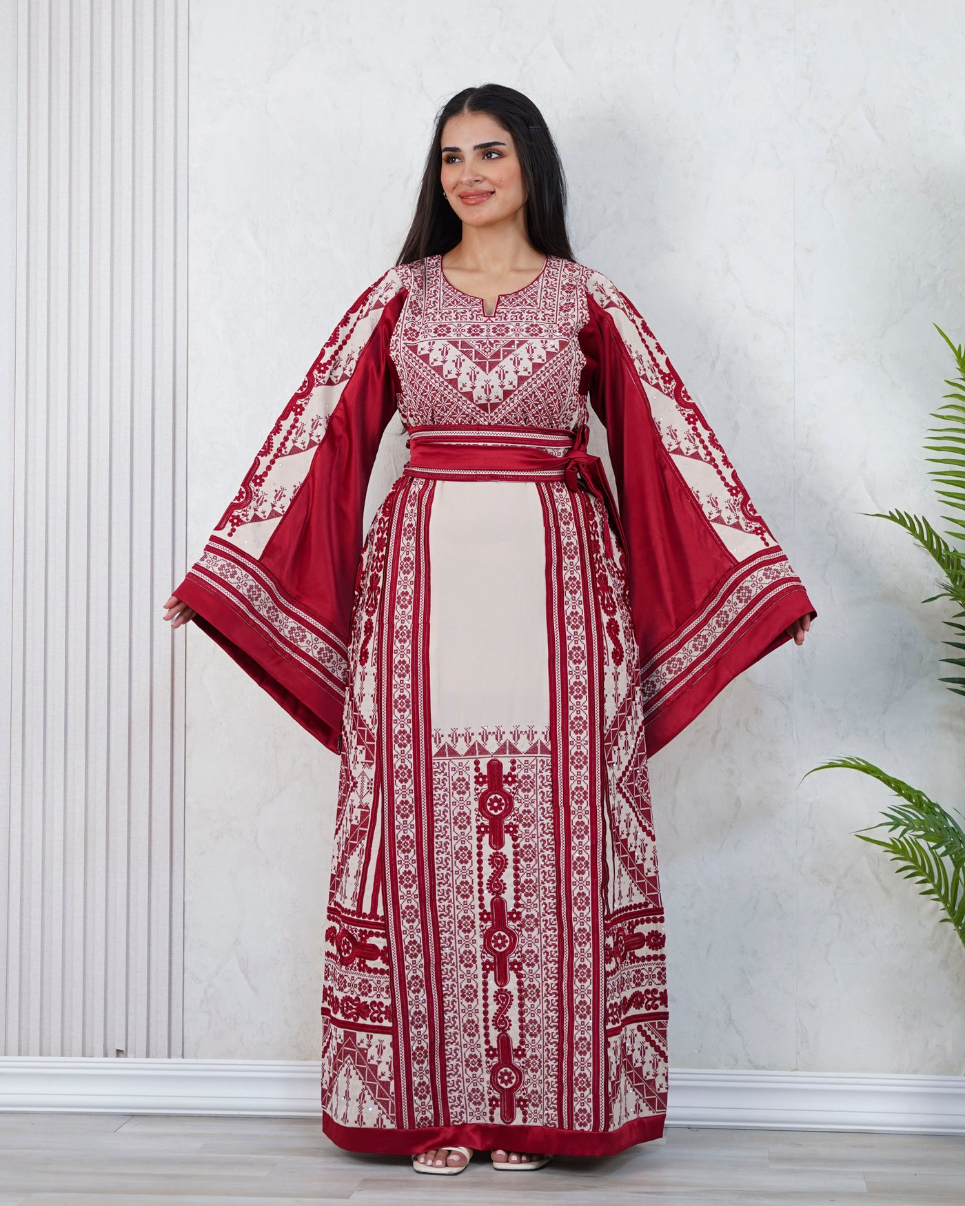 Gloss Of Bethlehem - High Quality Traditional Embroidered Palestinian Thobe