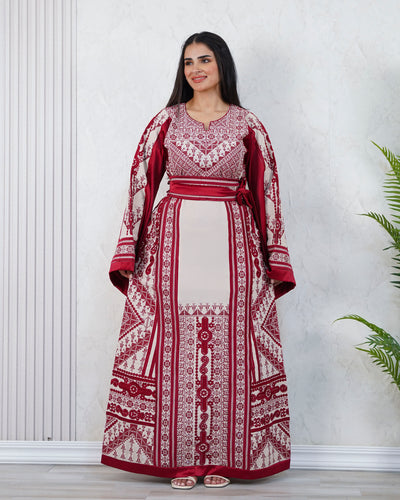 Gloss Of Bethlehem - High Quality Traditional Embroidered Palestinian Thobe