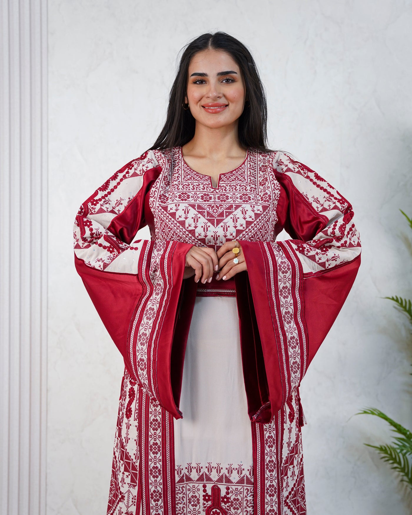 Gloss Of Bethlehem - High Quality Traditional Embroidered Palestinian Thobe