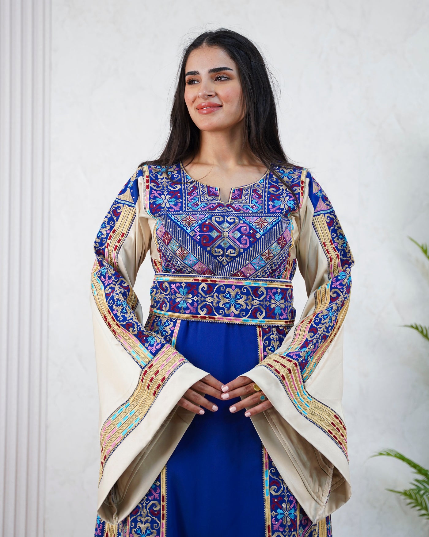 Crystal Of Jerusalem - High Quality Traditional Embroidered Palestinian Thobe