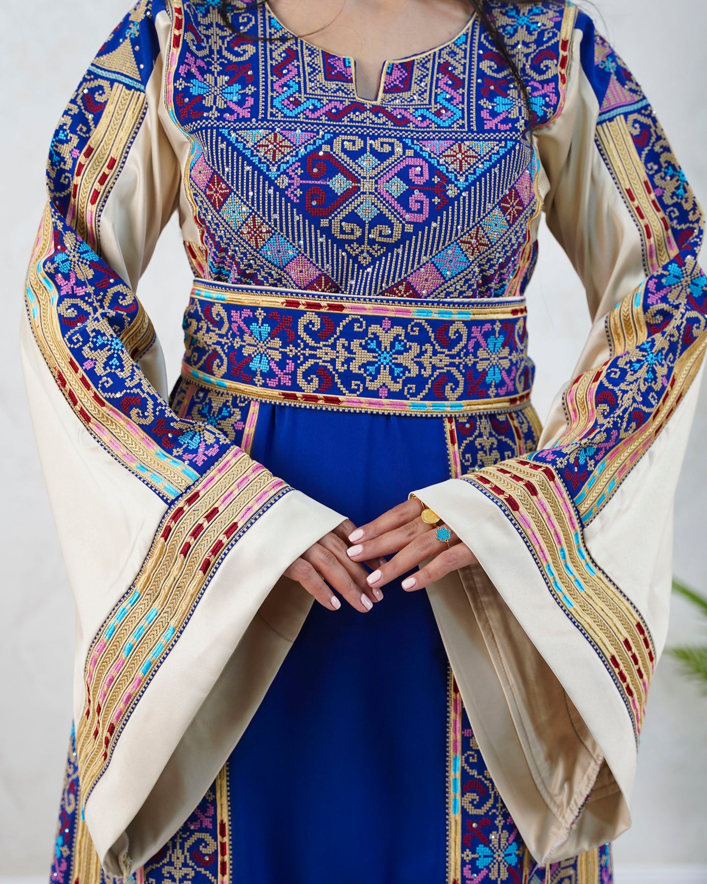 Crystal Of Jerusalem - High Quality Traditional Embroidered Palestinian Thobe