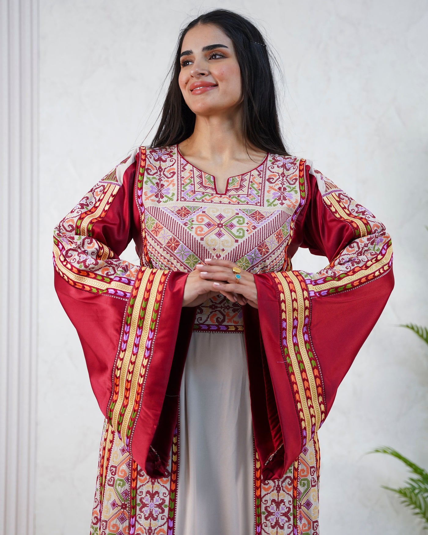 Crystal Of Jerusalem - High Quality Traditional Embroidered Palestinian Thobe