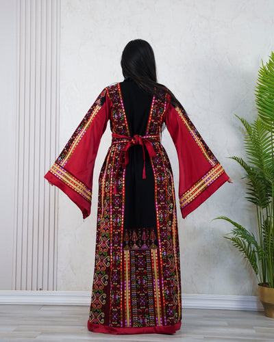 Crystal Of Jerusalem - High Quality Traditional Embroidered Palestinian Thobe