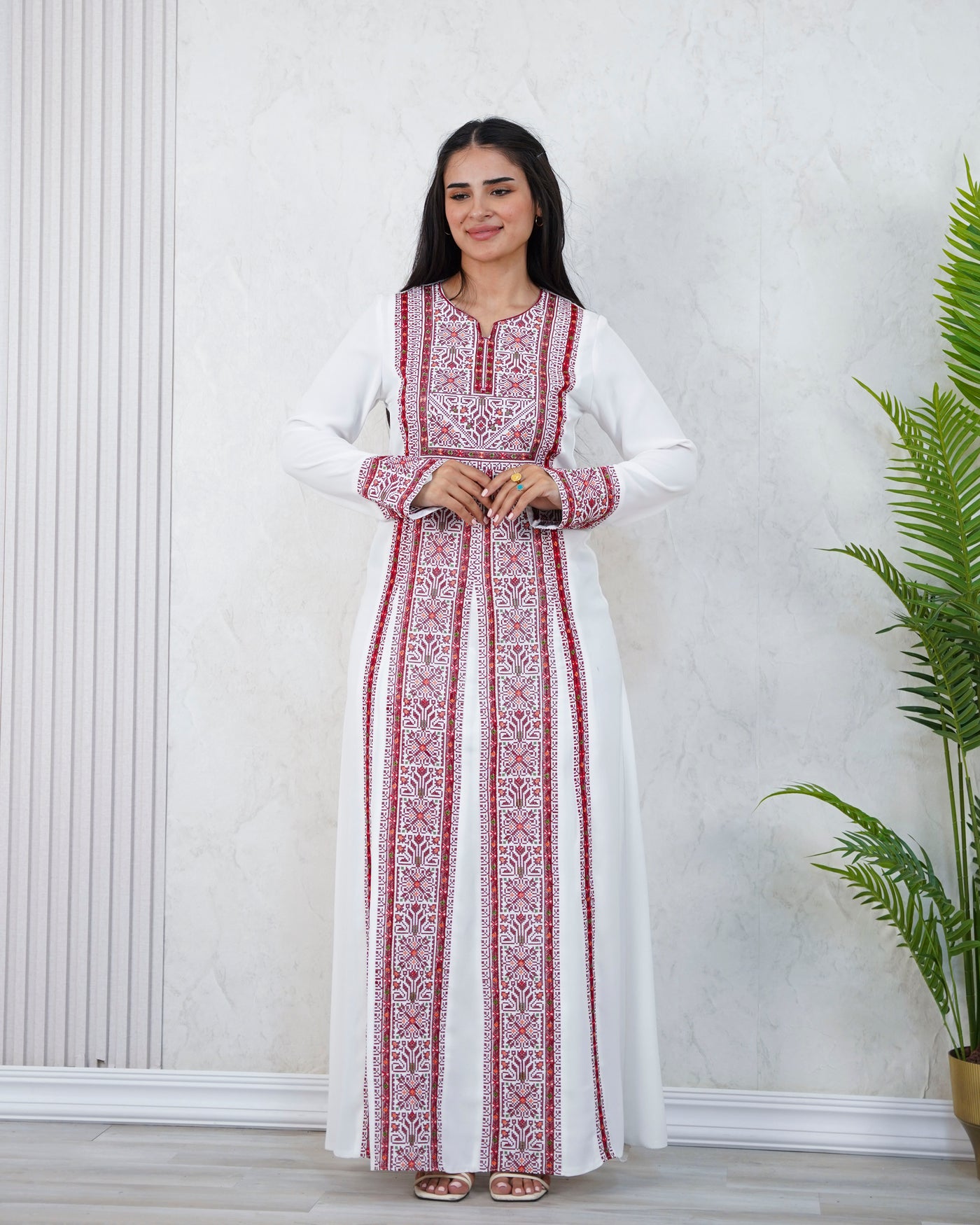Crystal Of Beit Jala 2 - High Quality Traditional Embroidered Palestinian Thobe