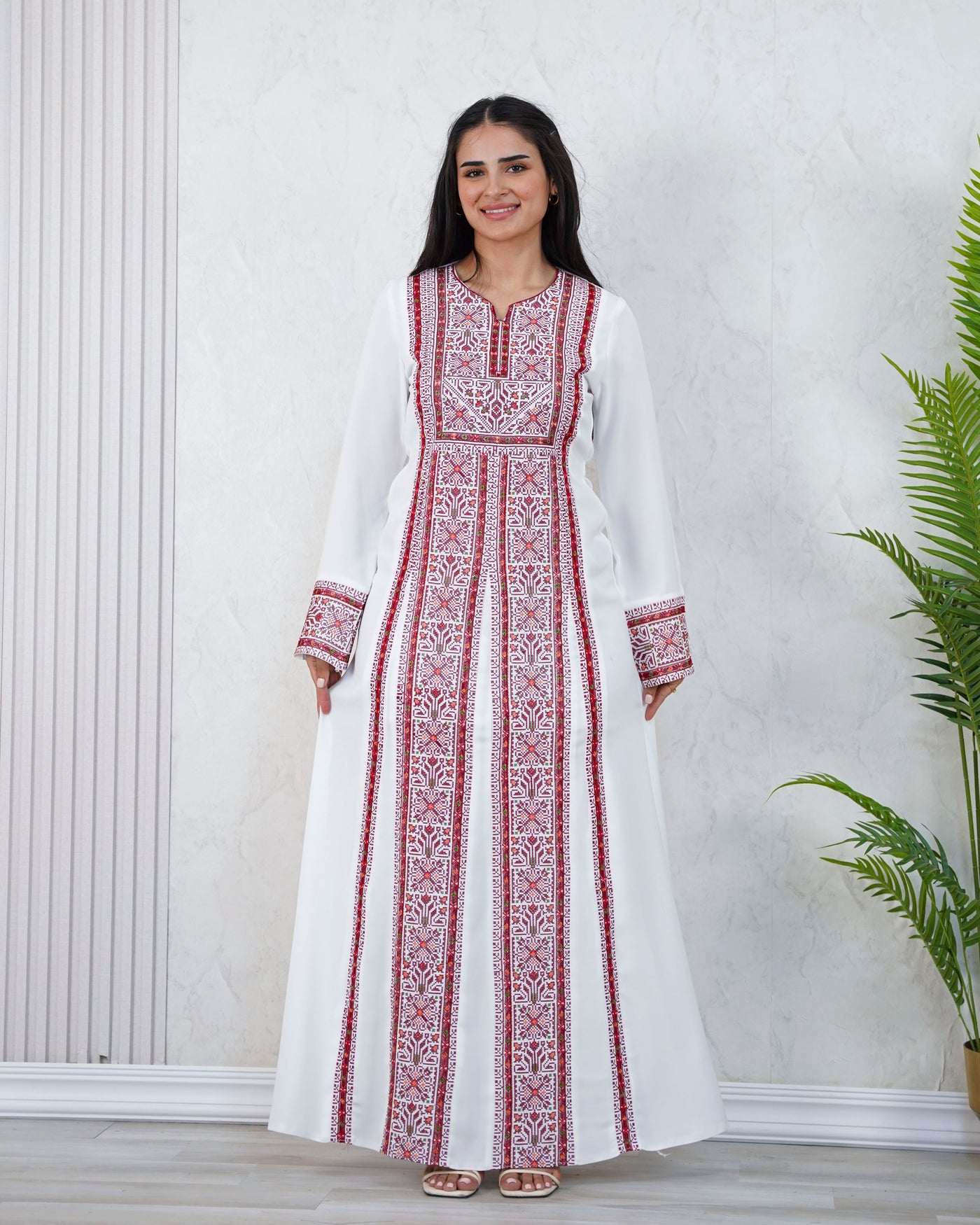 Crystal Of Beit Jala 2 - High Quality Traditional Embroidered Palestinian Thobe