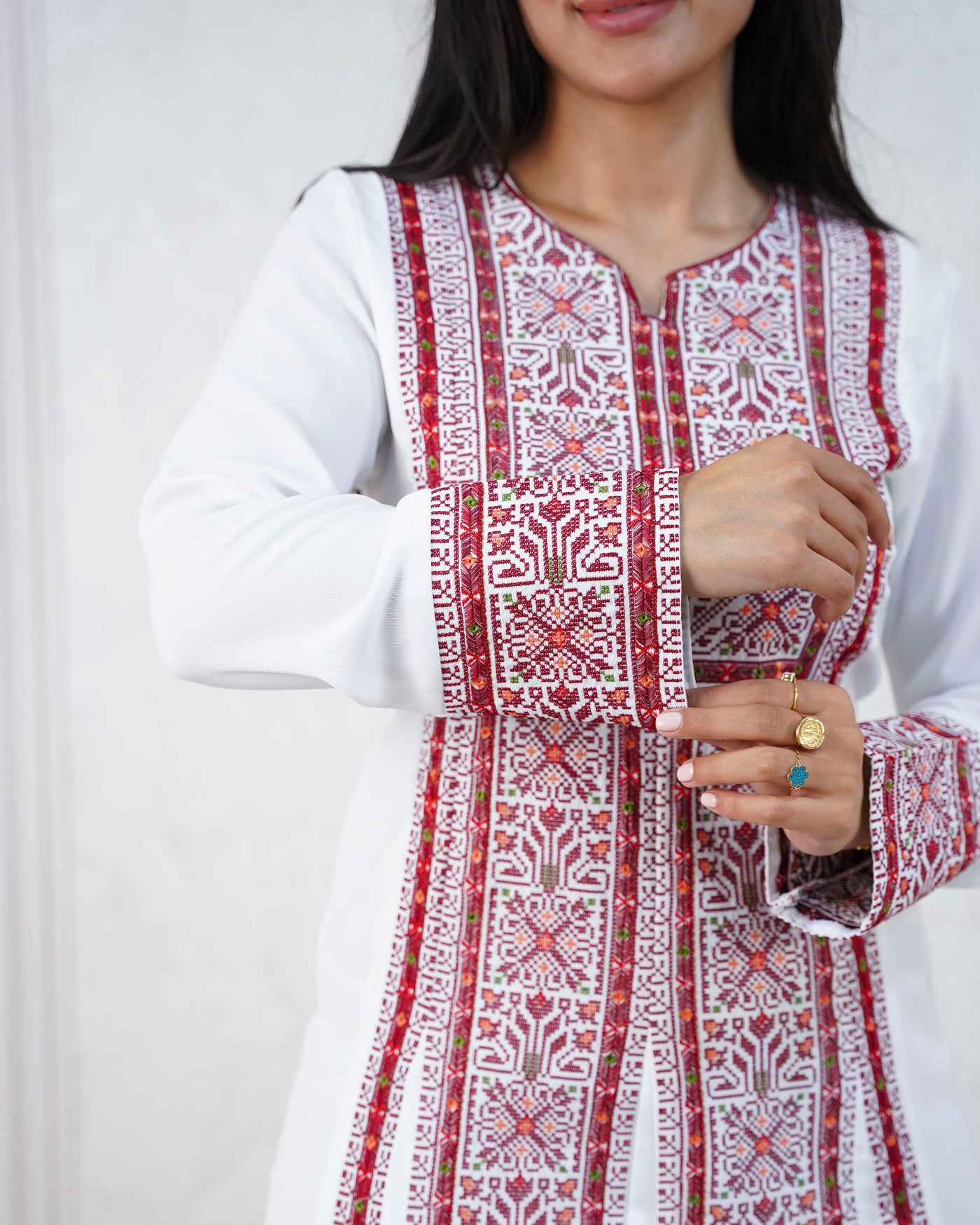 Crystal Of Beit Jala 2 - High Quality Traditional Embroidered Palestinian Thobe