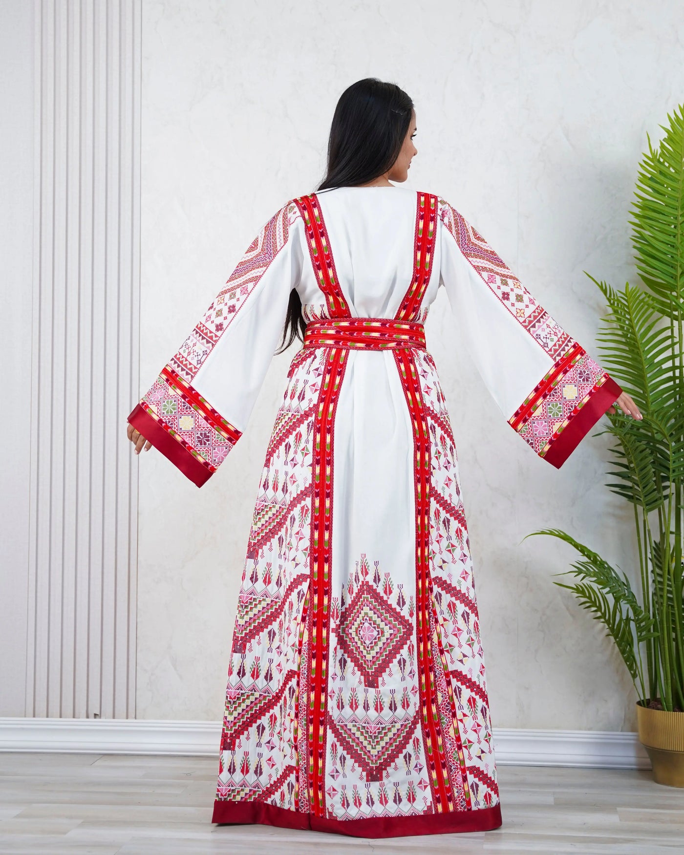 Crystal Of Nablus- High Quality Traditional Embroidered Palestinian Thobe - JPK Traditions