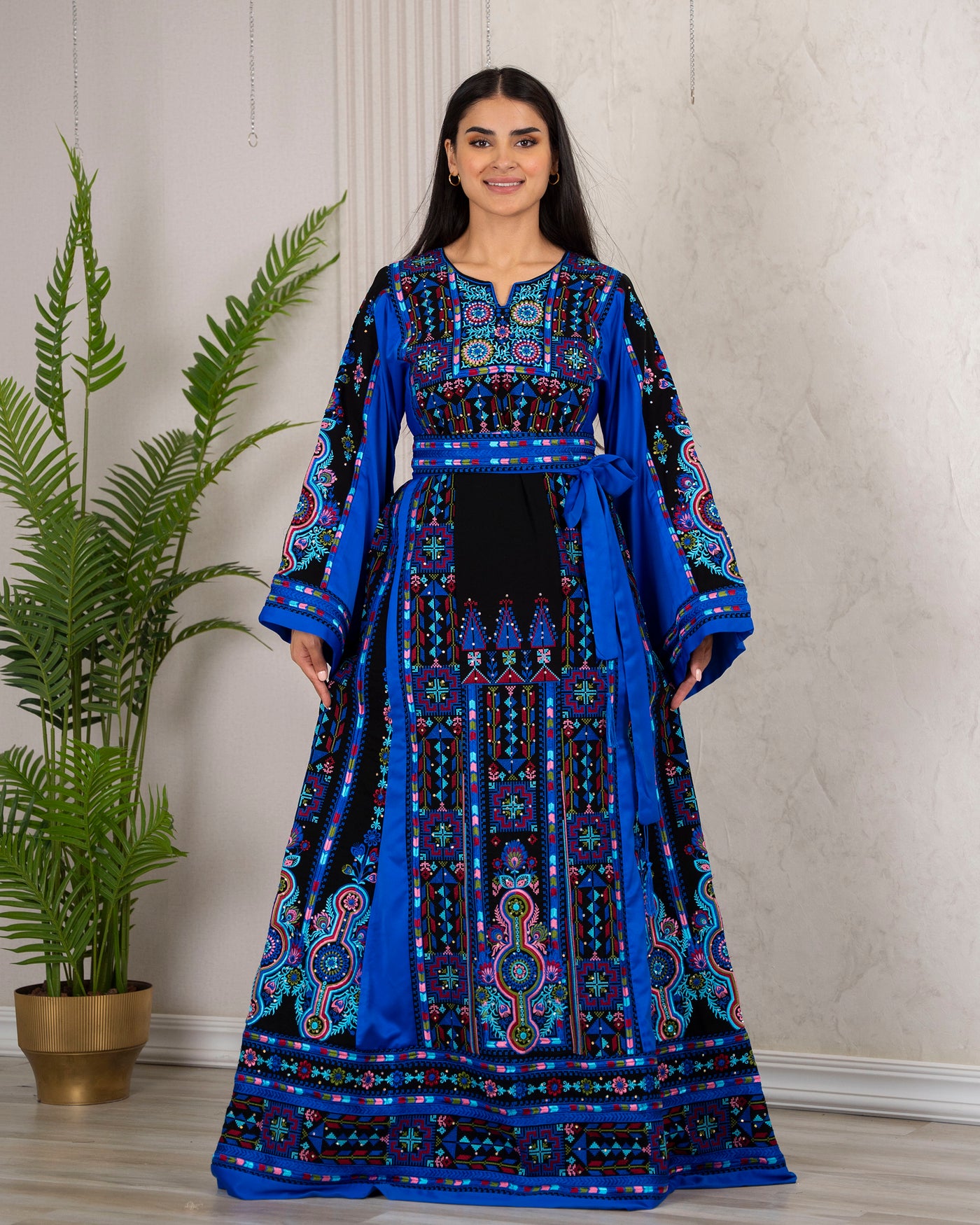 Crystal Of Bethlehem - High Quality Traditional Embroidered Palestinian Thobe