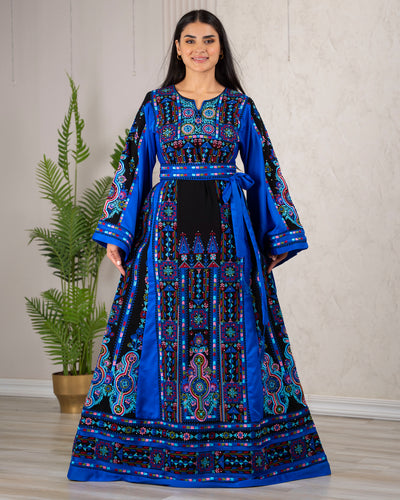 Crystal Of Bethlehem - High Quality Traditional Embroidered Palestinian Thobe