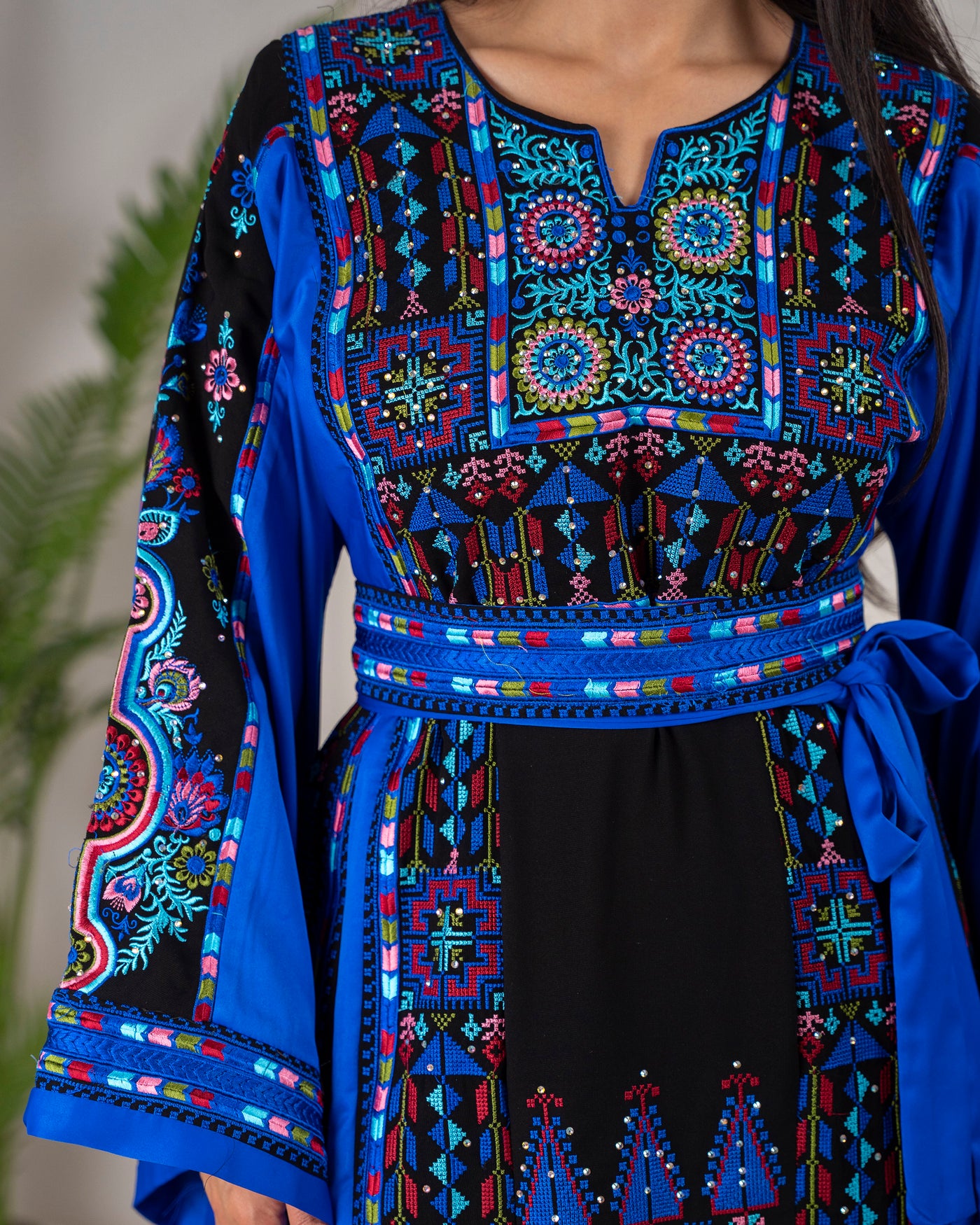 Crystal Of Bethlehem - High Quality Traditional Embroidered Palestinian Thobe