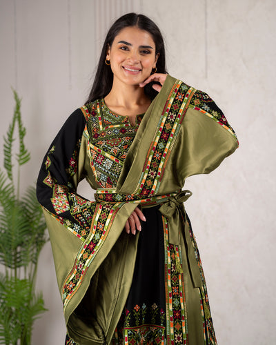Crystal Of Hebron - High Quality Traditional Embroidered Palestinian Thobe