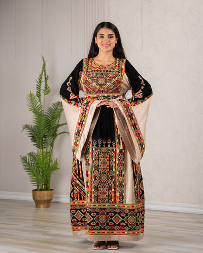 Crystal Of Hebron - High Quality Traditional Embroidered Palestinian Thobe