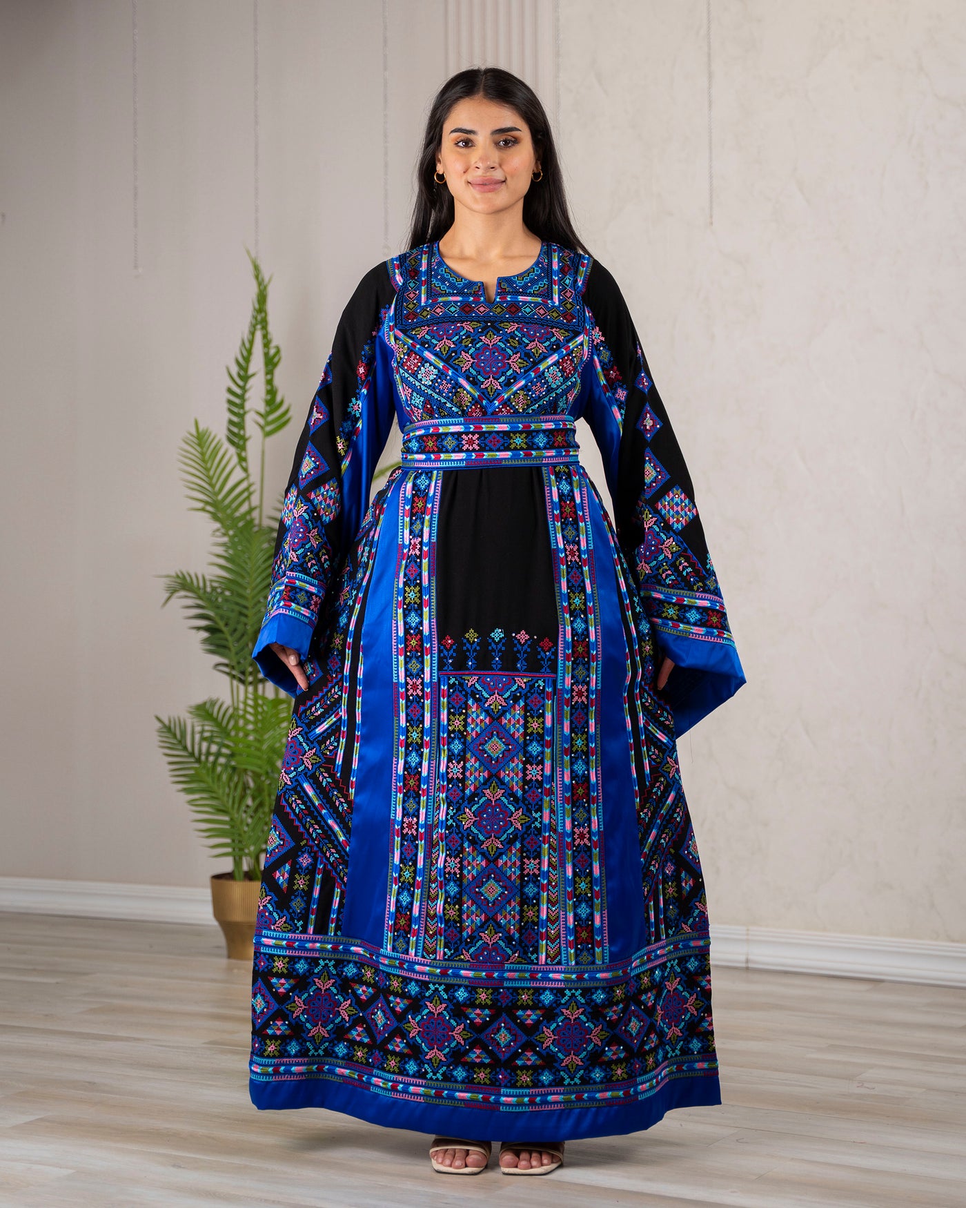 Crystal Of Hebron - High Quality Traditional Embroidered Palestinian Thobe