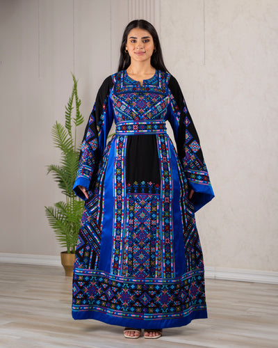 Crystal Of Hebron - High Quality Traditional Embroidered Palestinian Thobe