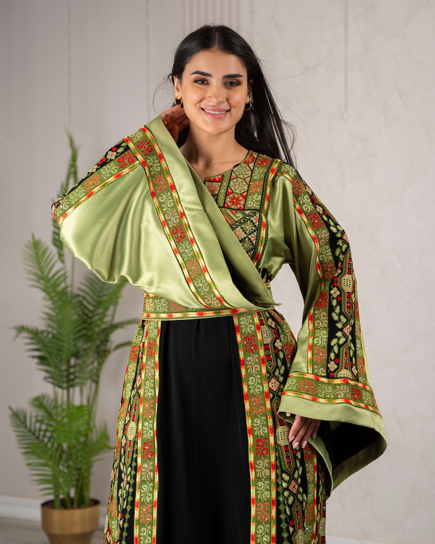 Crystal Of Bethlehem - High Quality Traditional Embroidered Palestinian Thobe