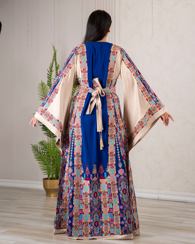 Crystal Of Bethlehem 2 - High Quality Traditional Embroidered Palestinian Thobe