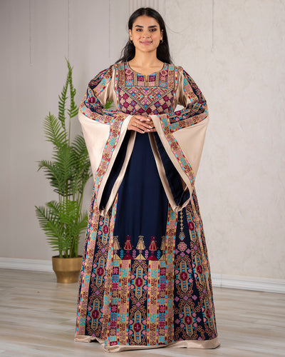 Crystal Of Bethlehem 2 - High Quality Traditional Embroidered Palestinian Thobe