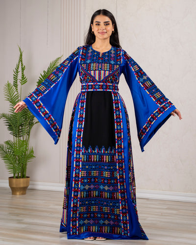 Crystal Of Ramallah - High Quality Traditional Embroidered Palestinian Thobe
