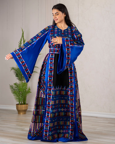 Crystal Of Ramallah - High Quality Traditional Embroidered Palestinian Thobe