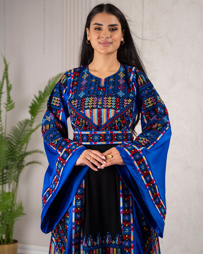 Crystal Of Ramallah - High Quality Traditional Embroidered Palestinian Thobe