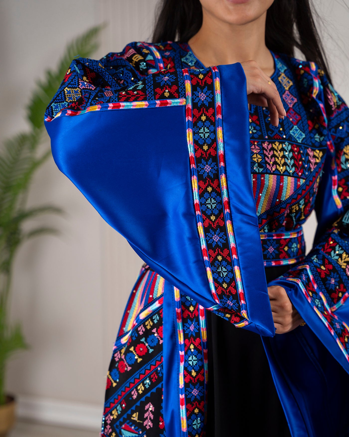 Crystal Of Ramallah - High Quality Traditional Embroidered Palestinian Thobe