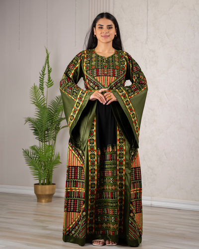 Crystal Of Ramallah - High Quality Traditional Embroidered Palestinian Thobe