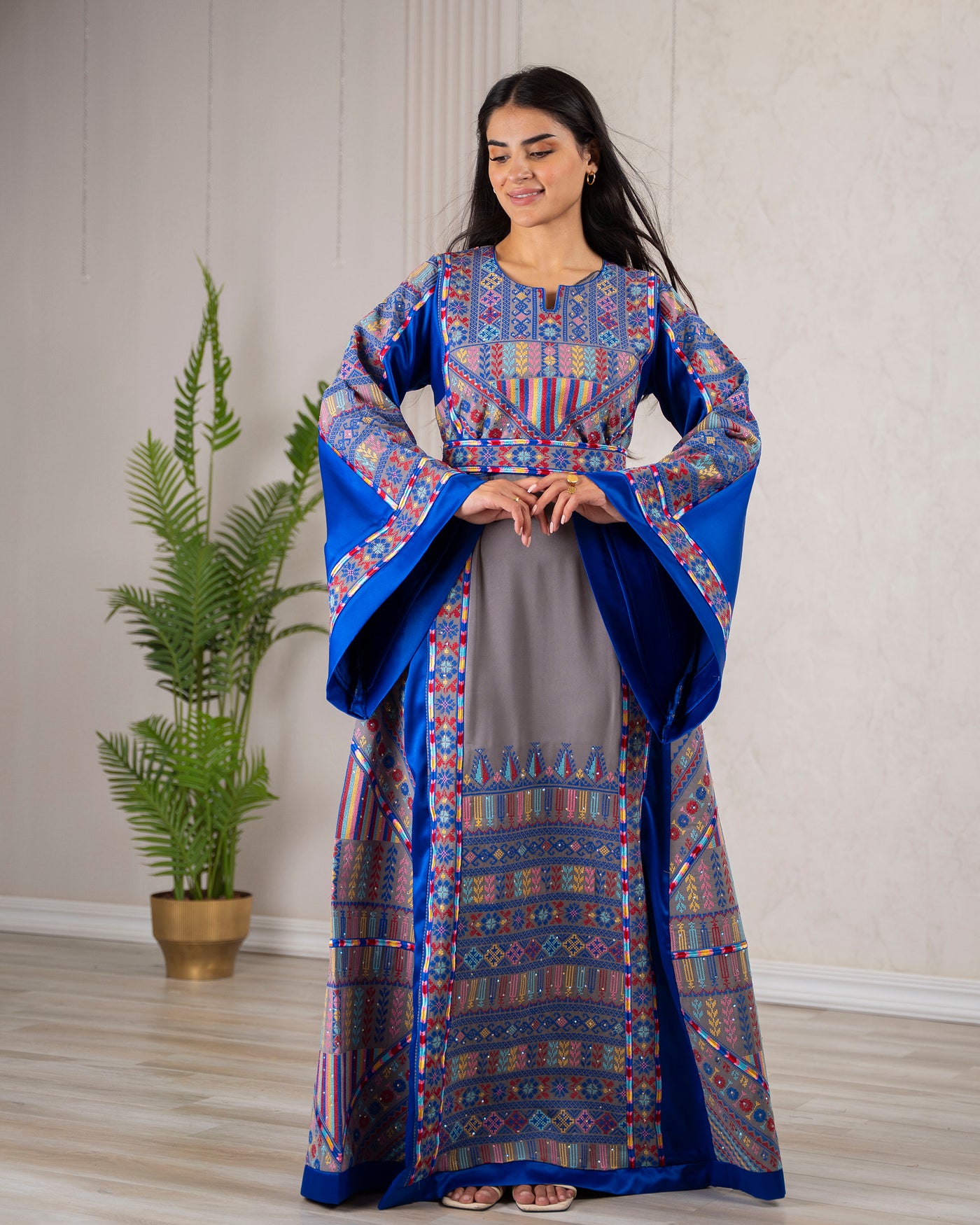 Crystal Of Ramallah - High Quality Traditional Embroidered Palestinian Thobe