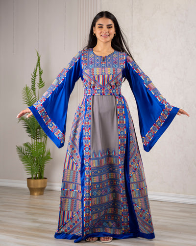 Crystal Of Ramallah - High Quality Traditional Embroidered Palestinian Thobe