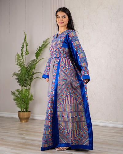 Crystal Of Ramallah - High Quality Traditional Embroidered Palestinian Thobe