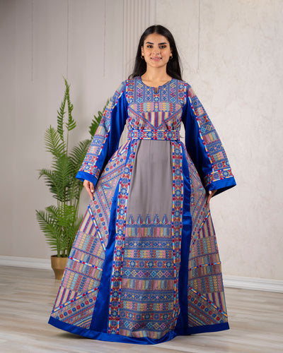 Crystal Of Ramallah - High Quality Traditional Embroidered Palestinian Thobe