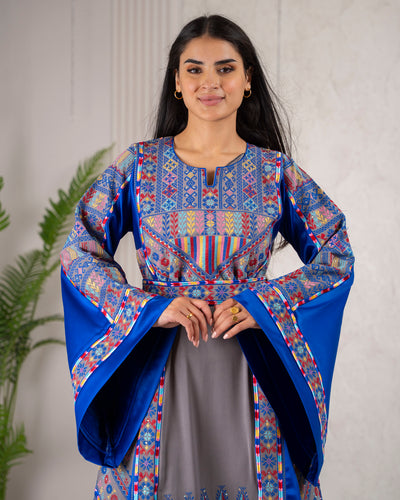Crystal Of Ramallah - High Quality Traditional Embroidered Palestinian Thobe